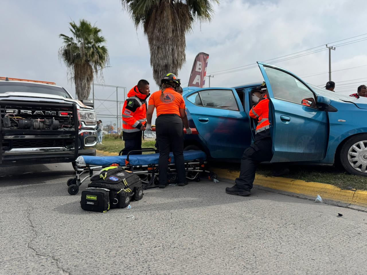 Accidente vehicular en Av. Las Torres y Av. Reynosa deja un lesionado ...