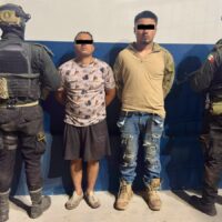 Detienen a dos personas con armamento durante patrullaje en Agualeguas
